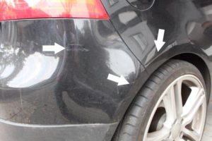 Hier zu sehen ist ein Bagatellschaden